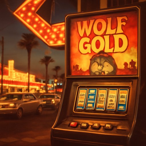 666X Wolf Gold صحرا تھیم اسکرین